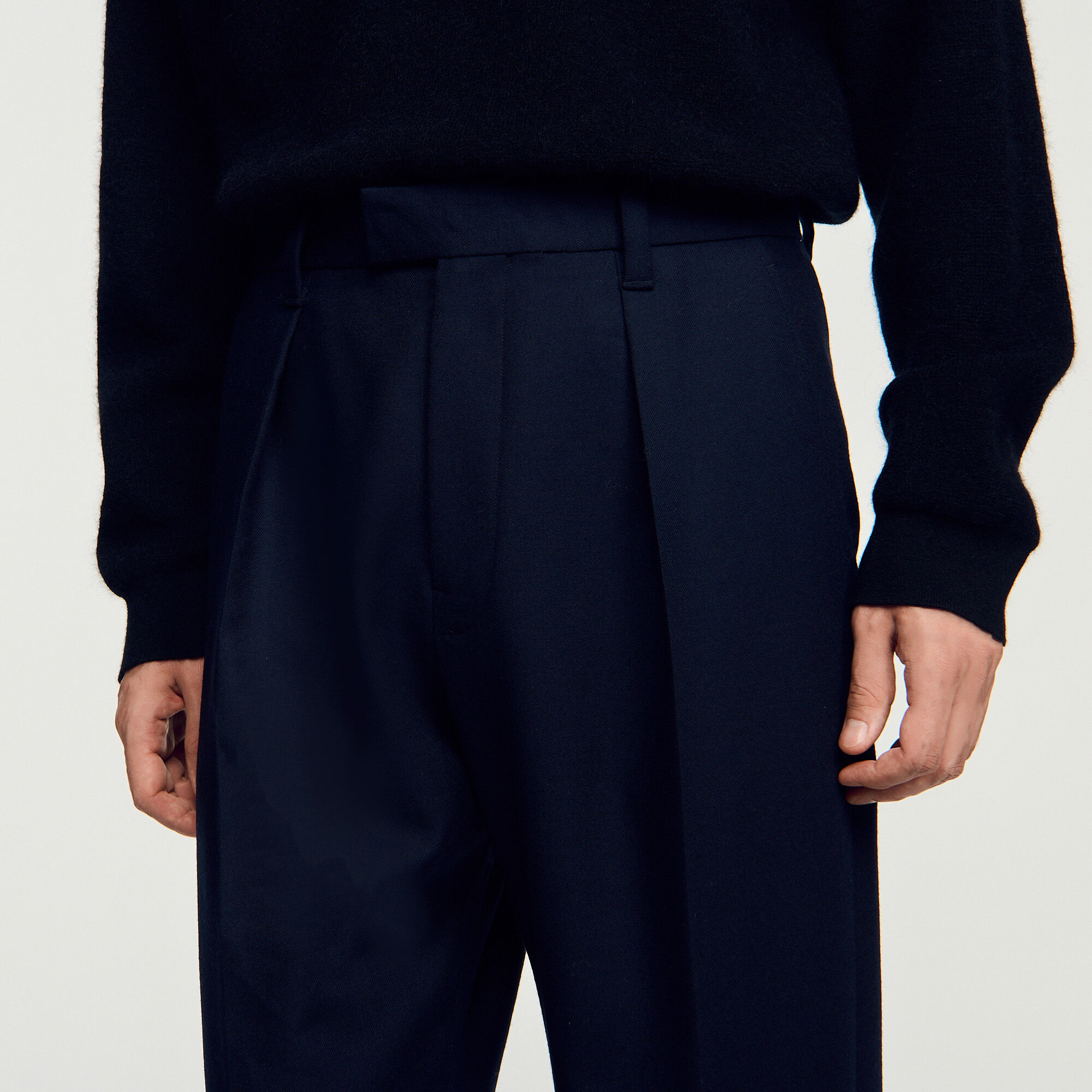Wide-leg wool trousers - Men | Sandro