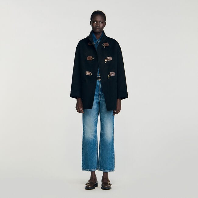 Oversized pea coat