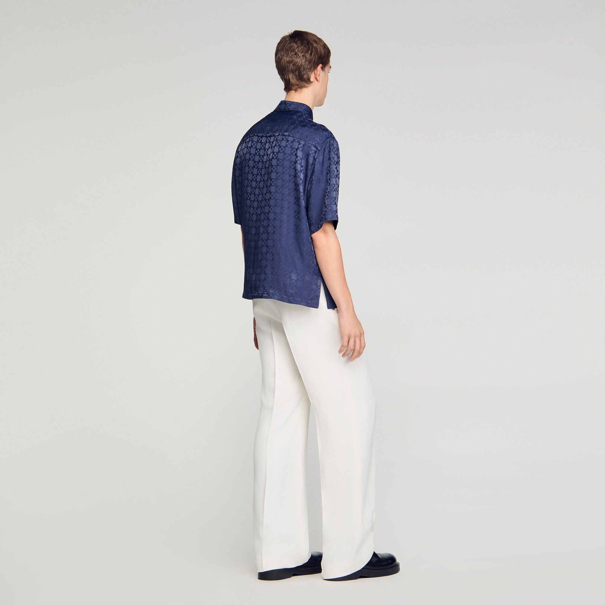 Square Cross loose-fit shirt