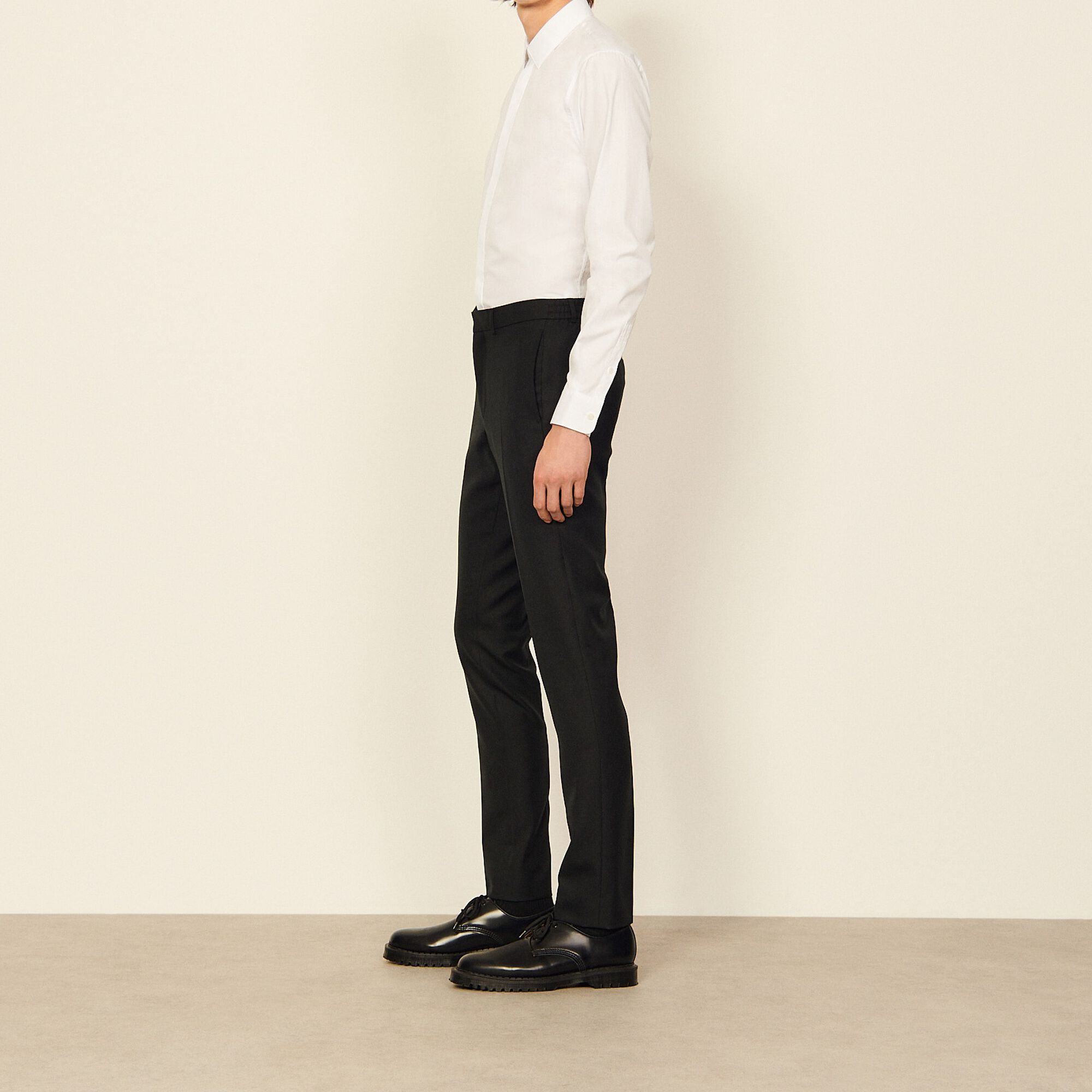 Virgin wool trousers