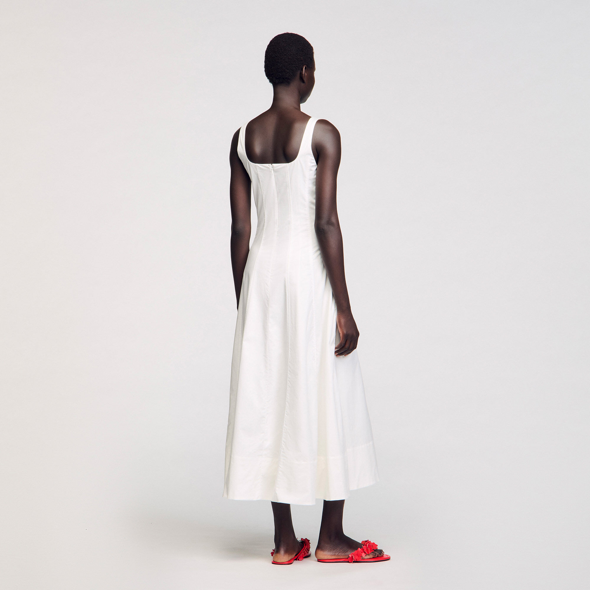 Flared long dress