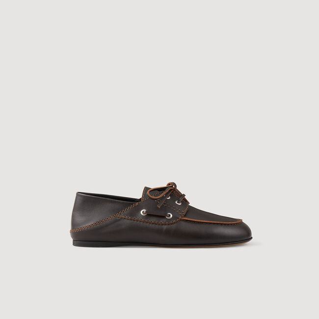 Leather loafers