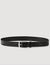 Vegetable-tanned leather belt