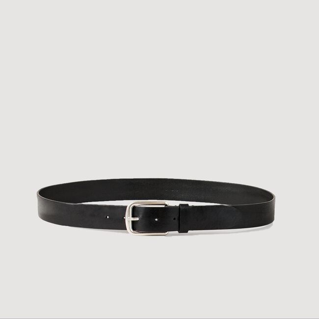 Vegetable-tanned leather belt