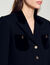 Velvet tweed cropped jacket