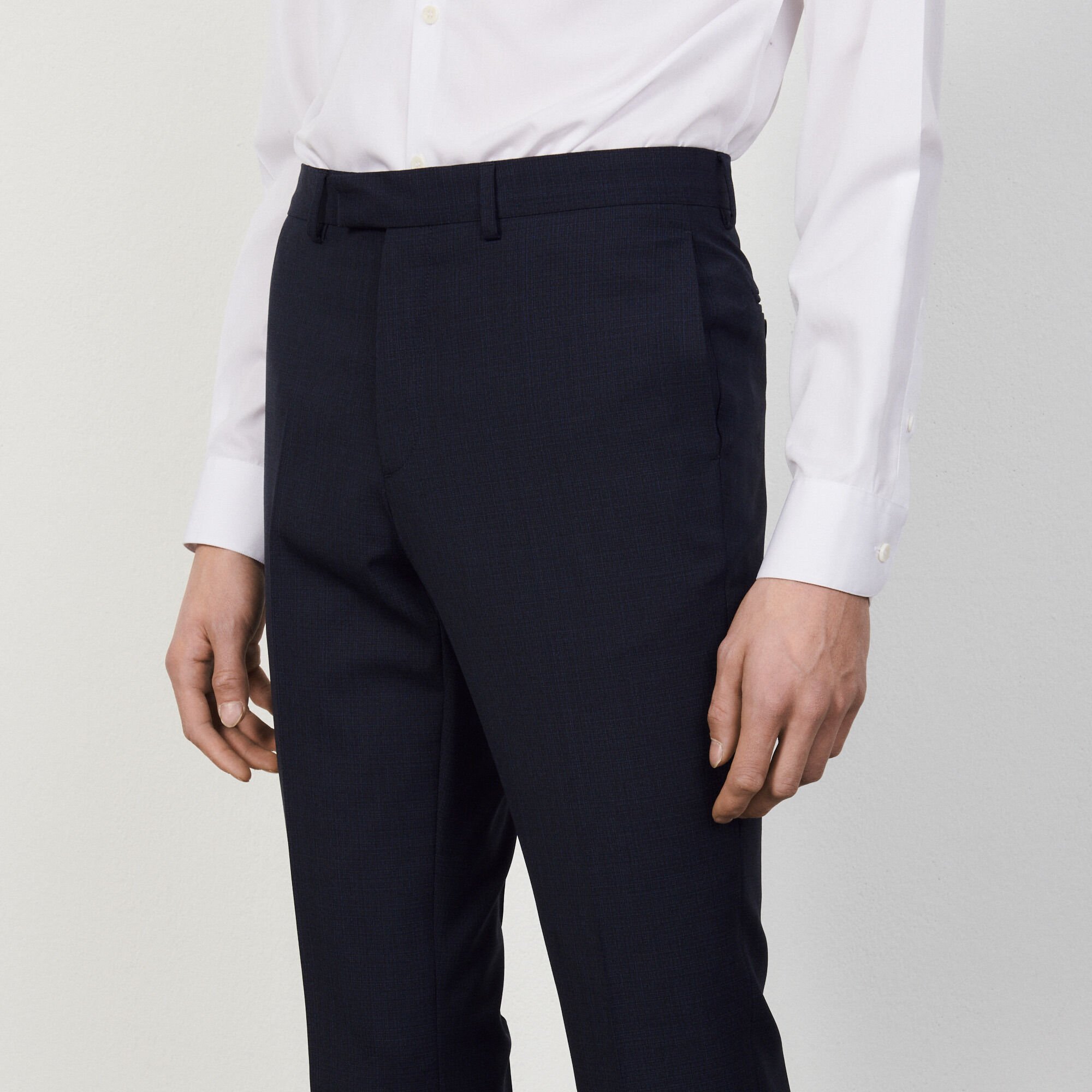 Virgin wool suit trousers