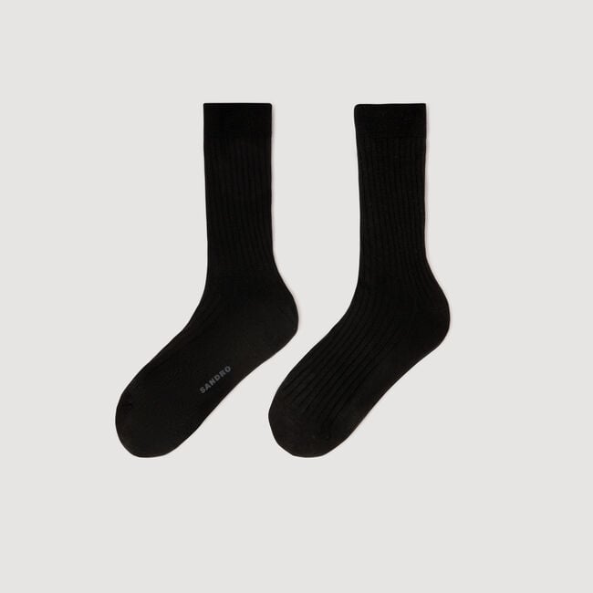 Fine silk socks