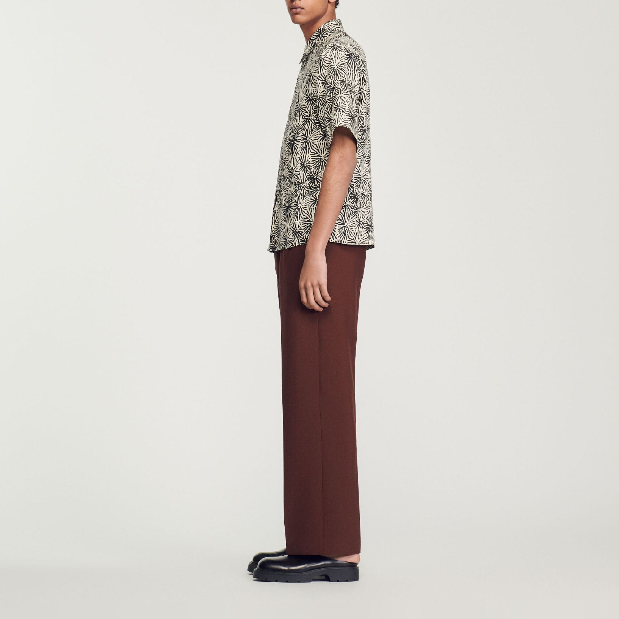 Oversized printed shirt