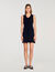 Short ribbed knit dress