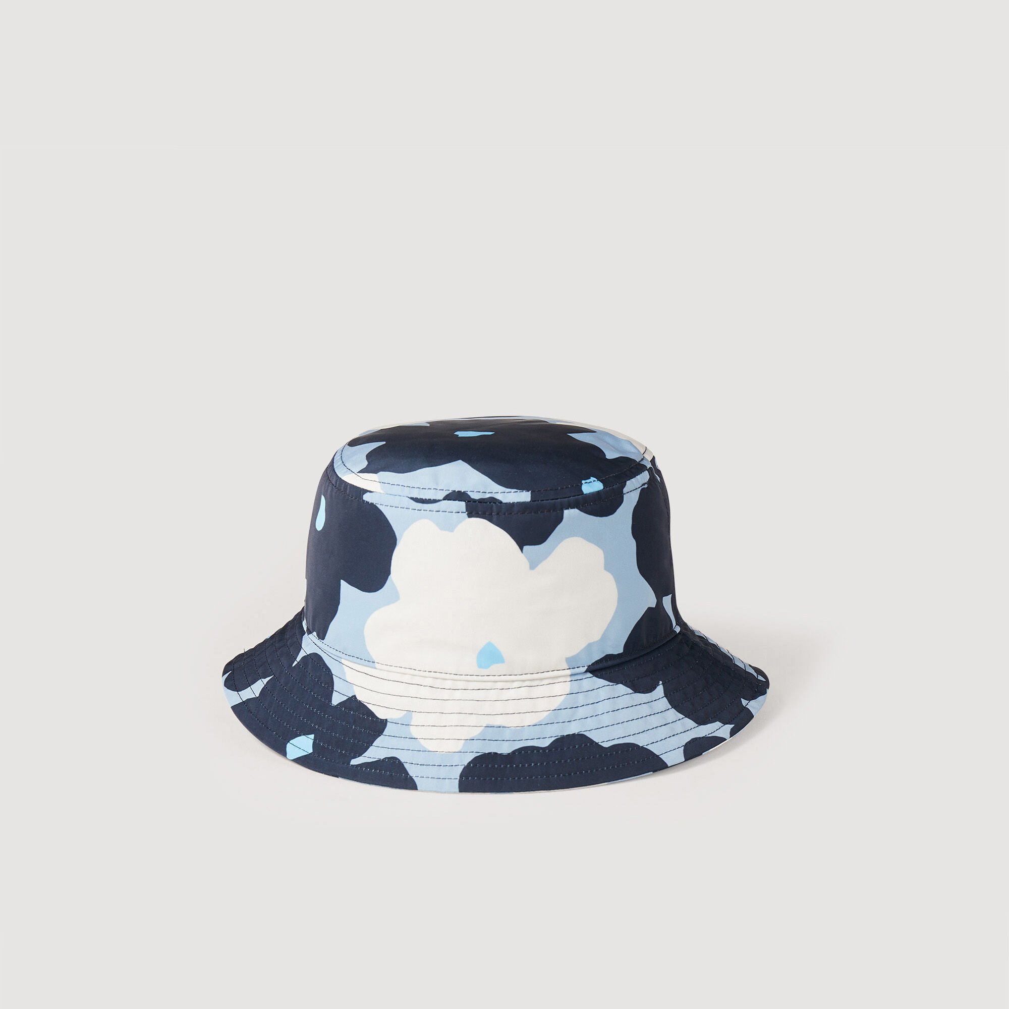 Printed floral hat