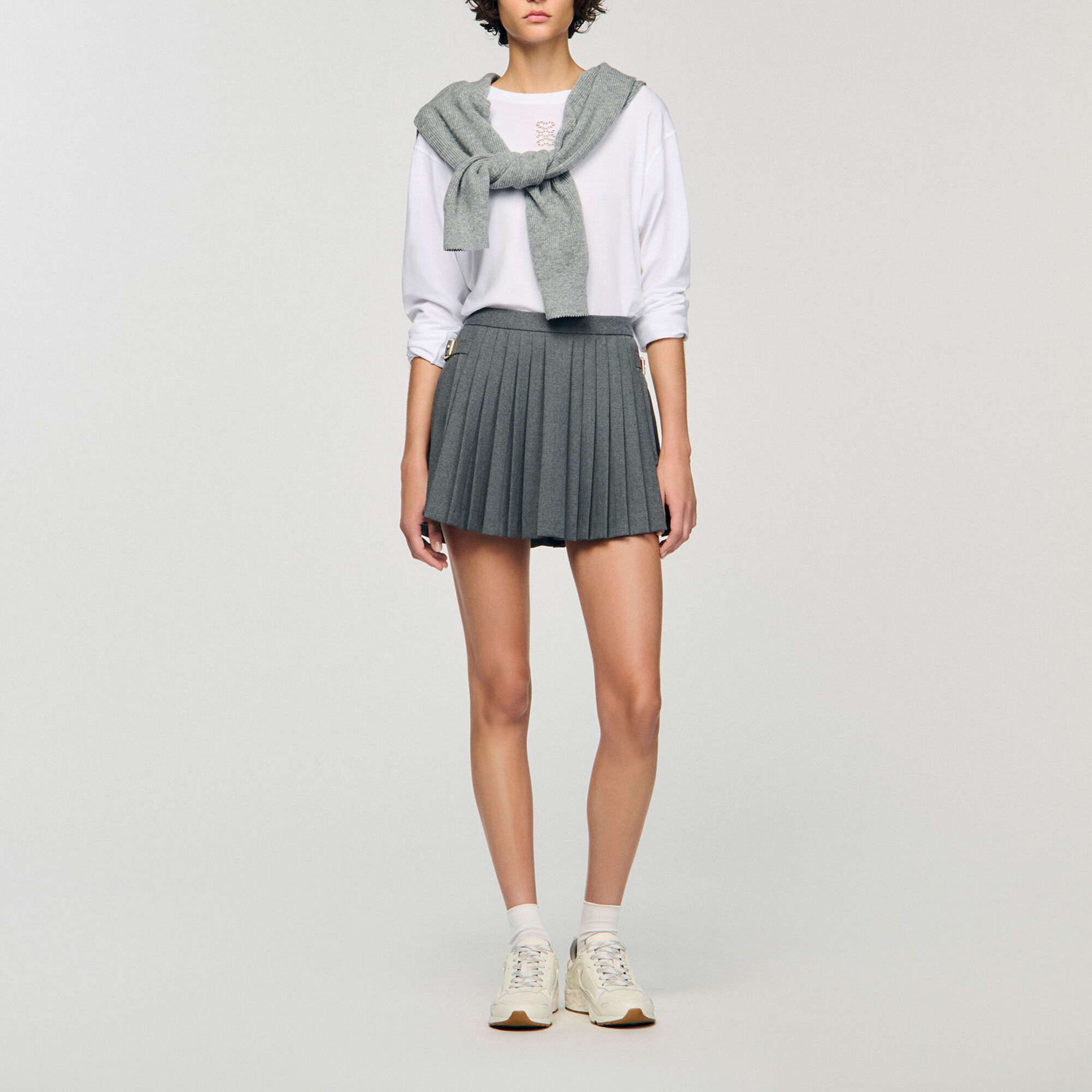 T-shirt with embroidery - Women | Sandro