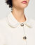 Peter Pan collar cropped jacket