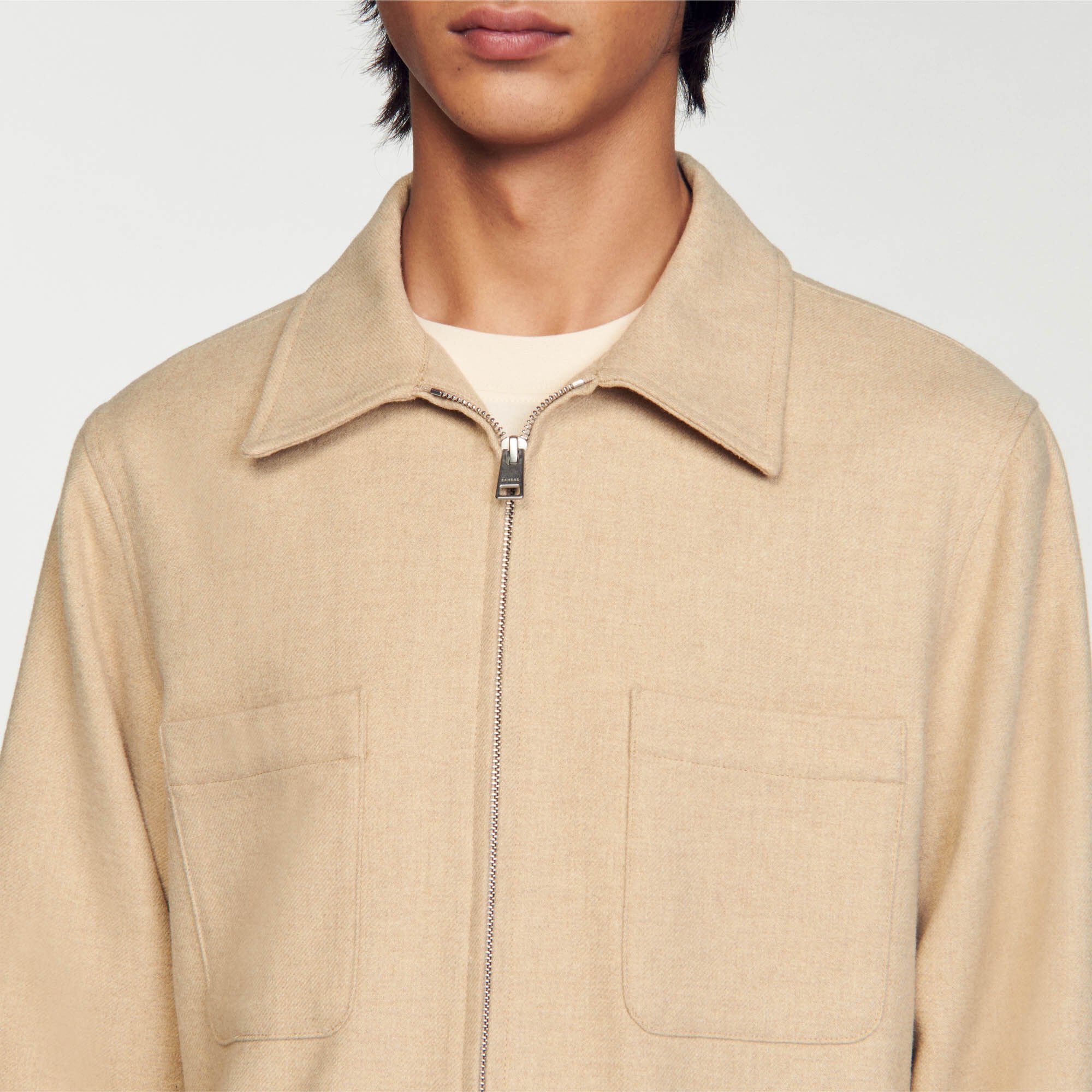 Wool overshirt