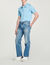 Short-sleeve knitted polo shirt