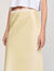 Long satin-effect skirt