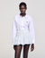 Short guipure skirt