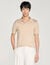 Short-sleeved V-neck polo shirt