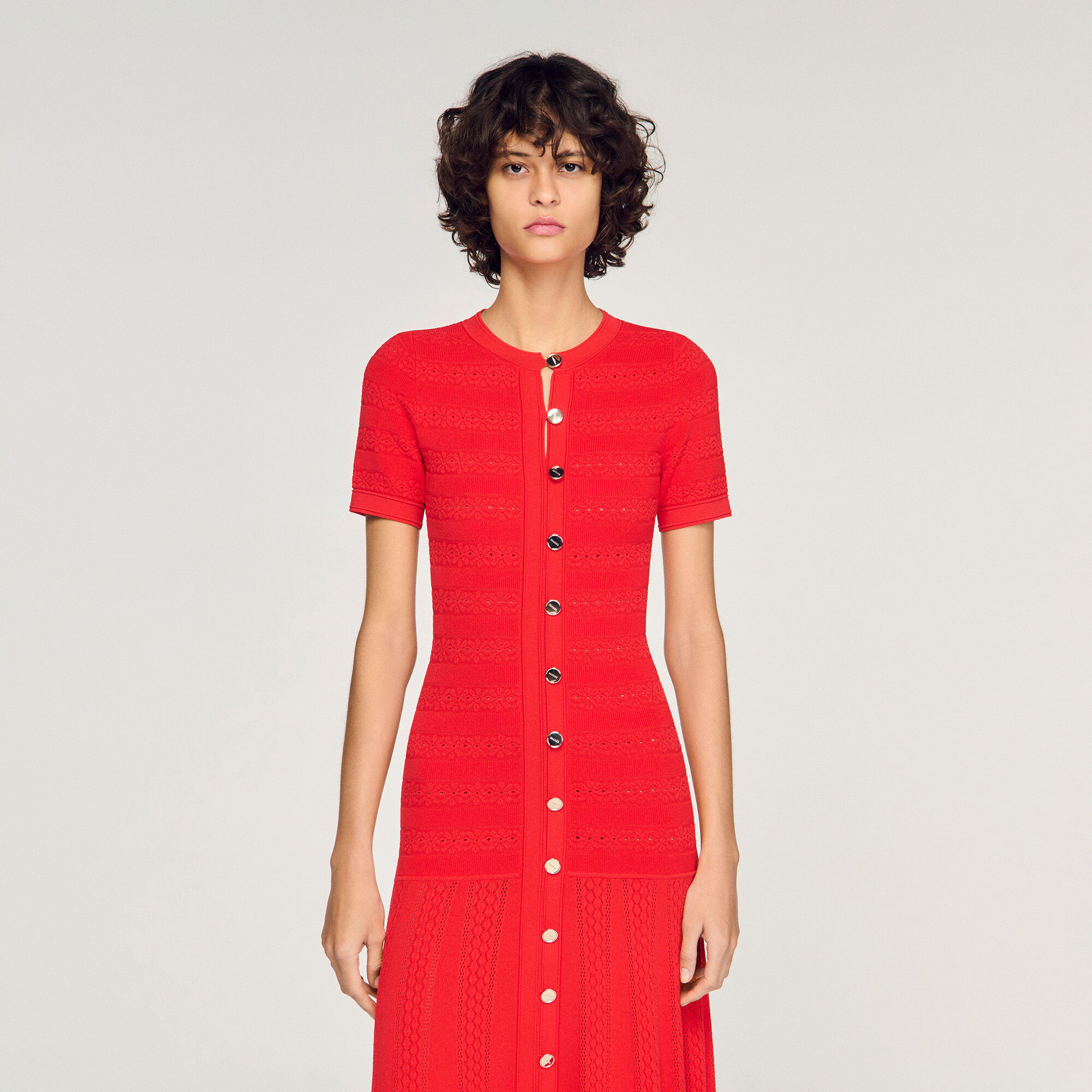 Knit maxi dress