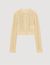Pointelle knit cardigan