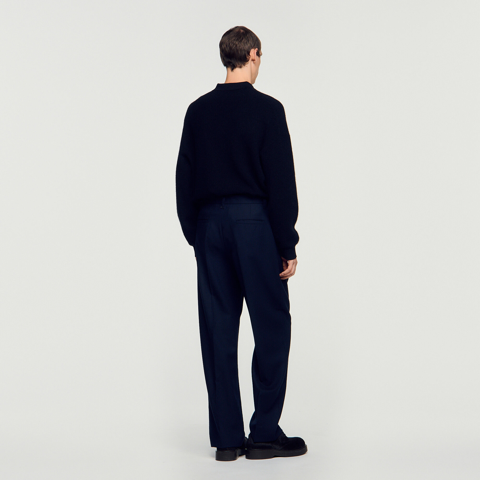 Wide-leg wool trousers - Men | Sandro