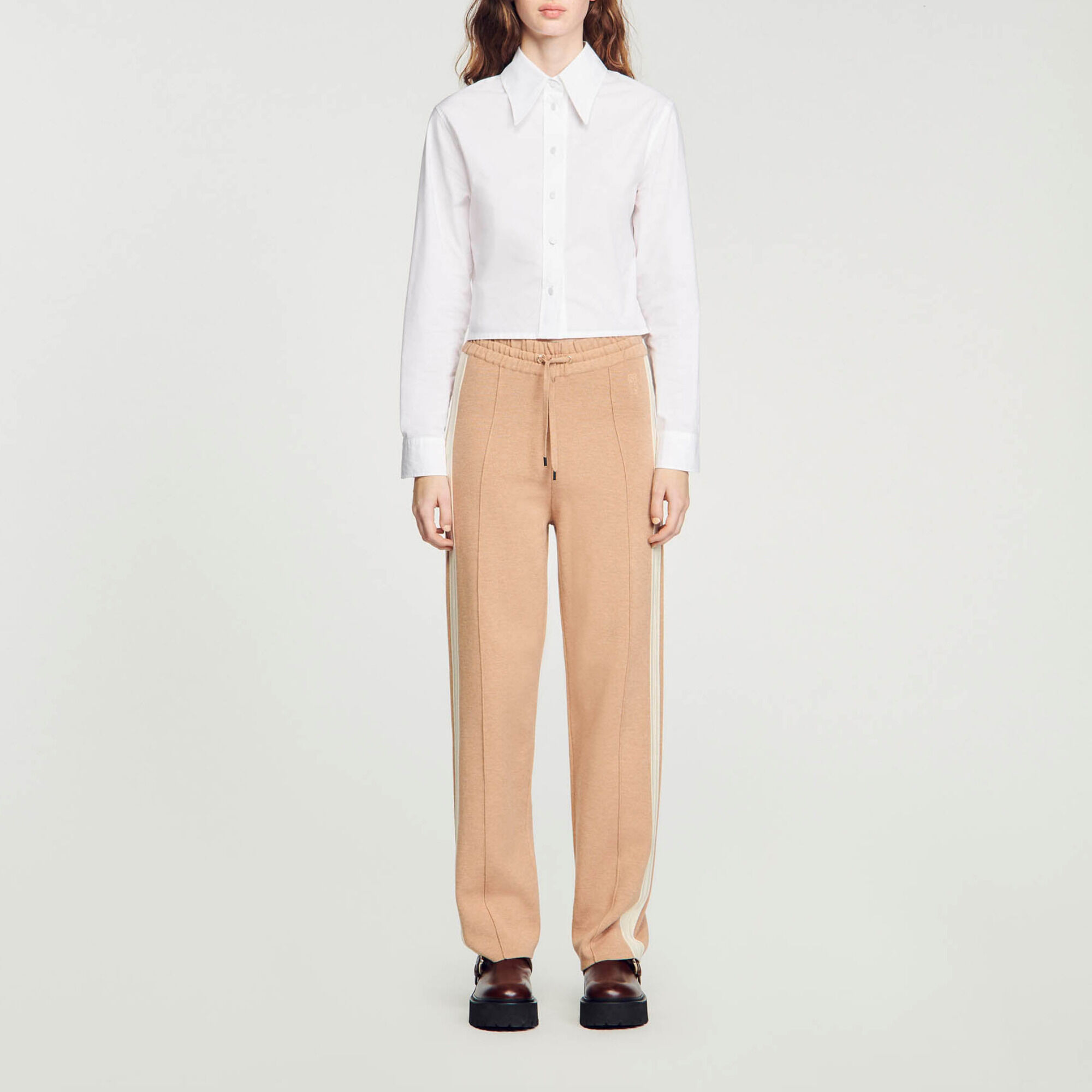 Knit jogging bottoms