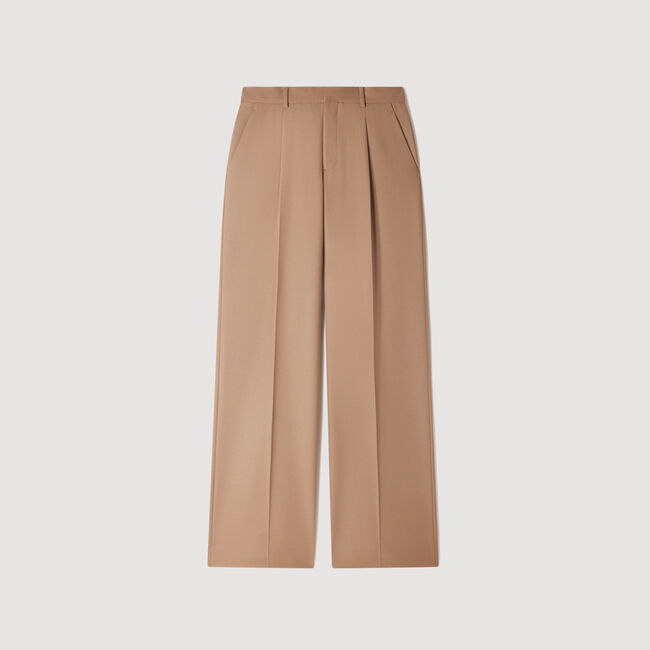 Wool suit trousers