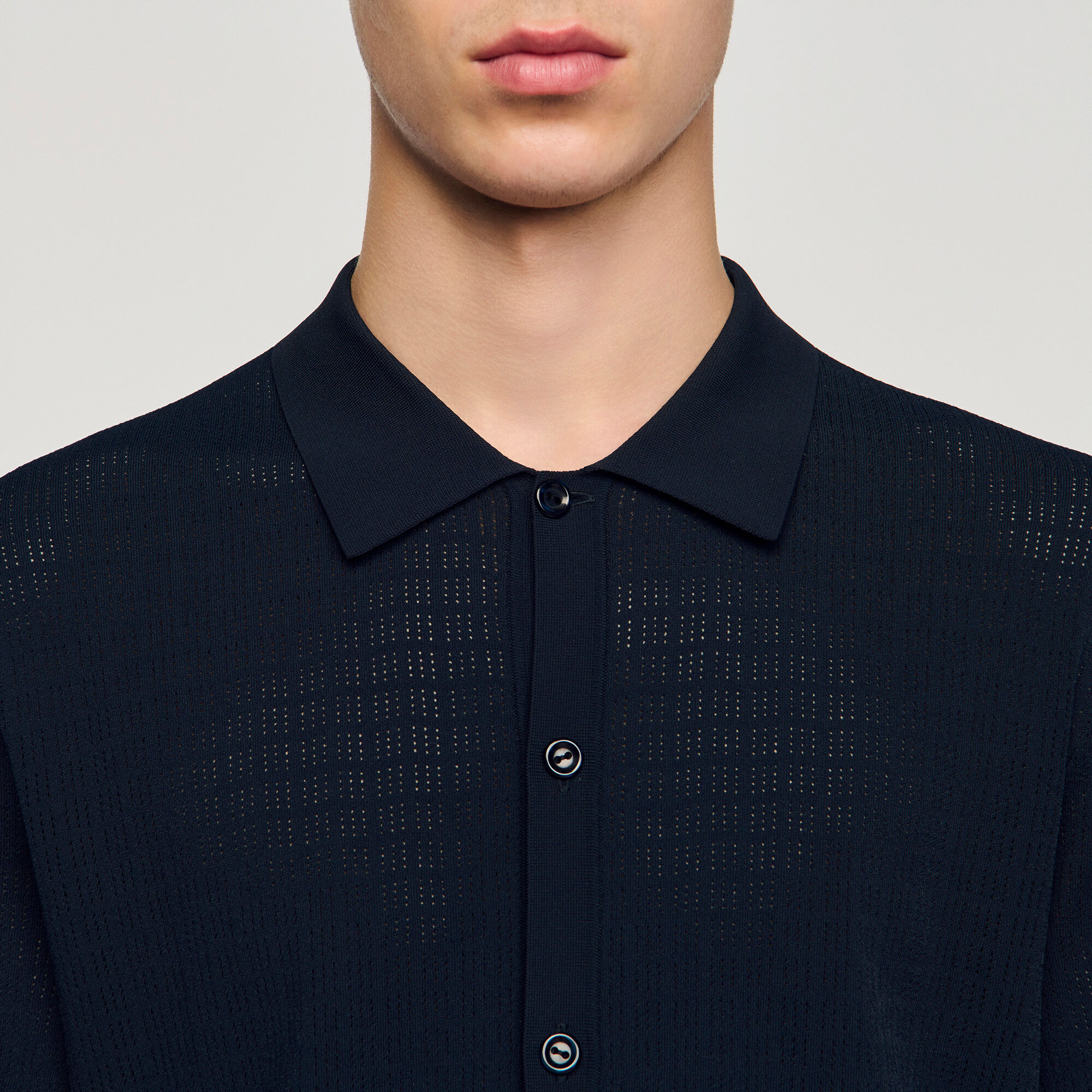 Openwork shirt