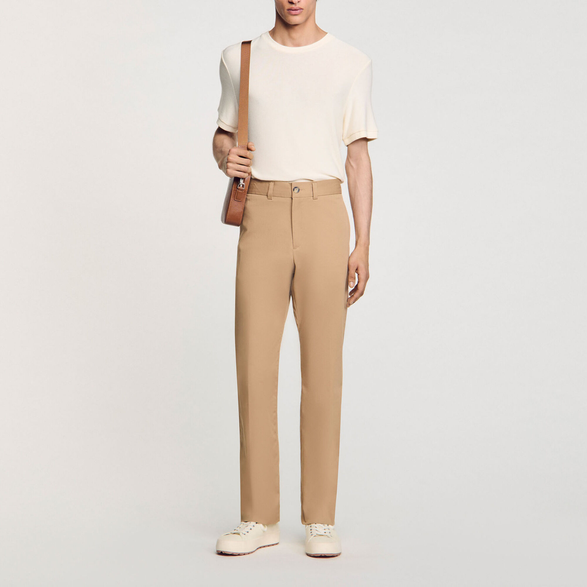 Straight-leg chinos