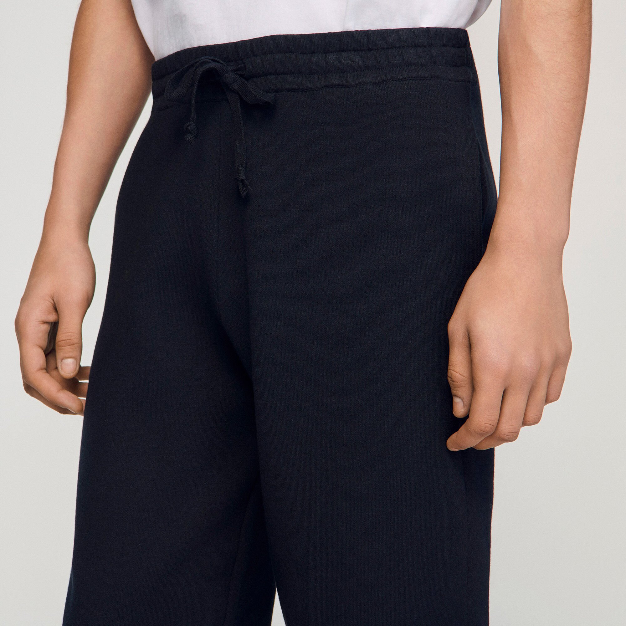 Knit jogging bottoms