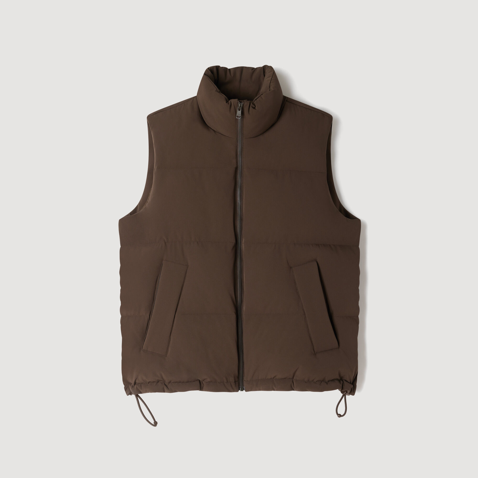 Sleeveless zipped puffer jacket - Men | Sandro