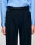 Rhinestone striped trousers