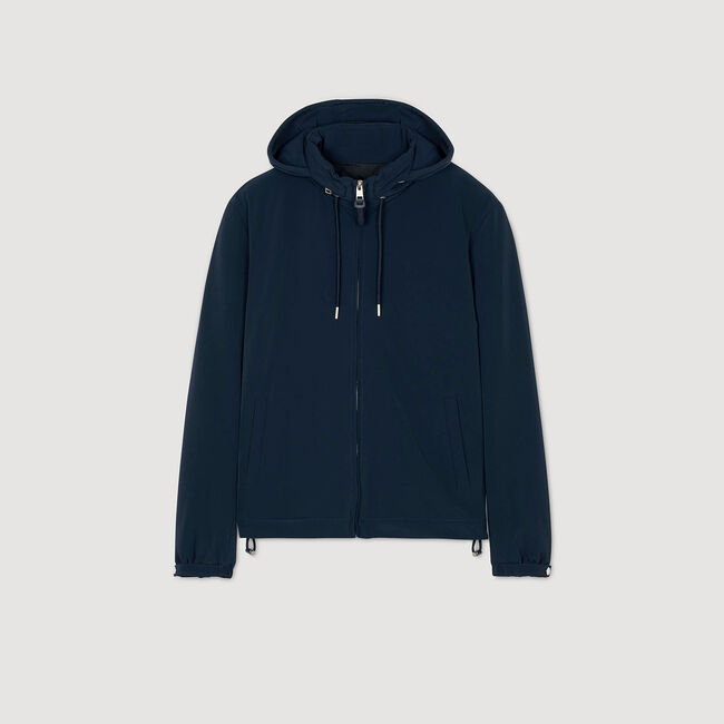 Hooded zip-up jacket