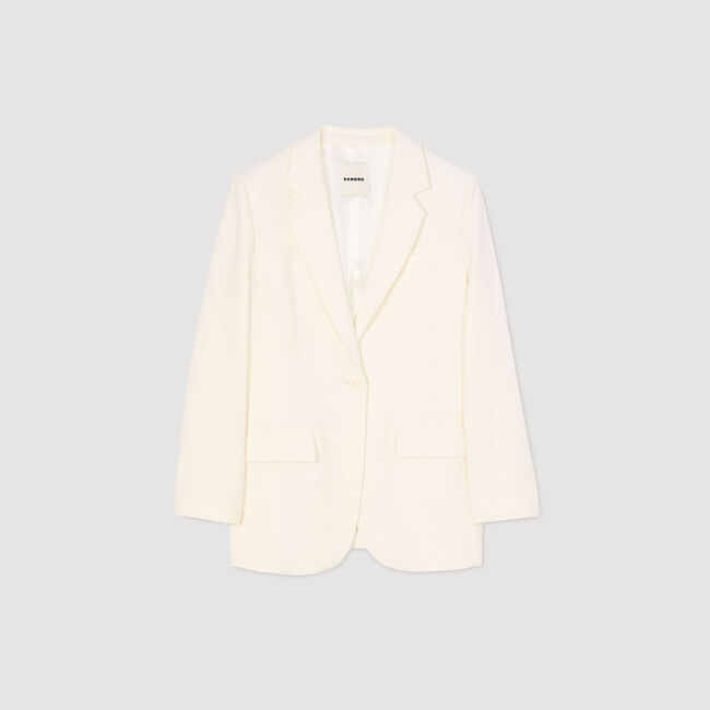 Sequinned suit jacket