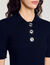 Polo-neck jumper
