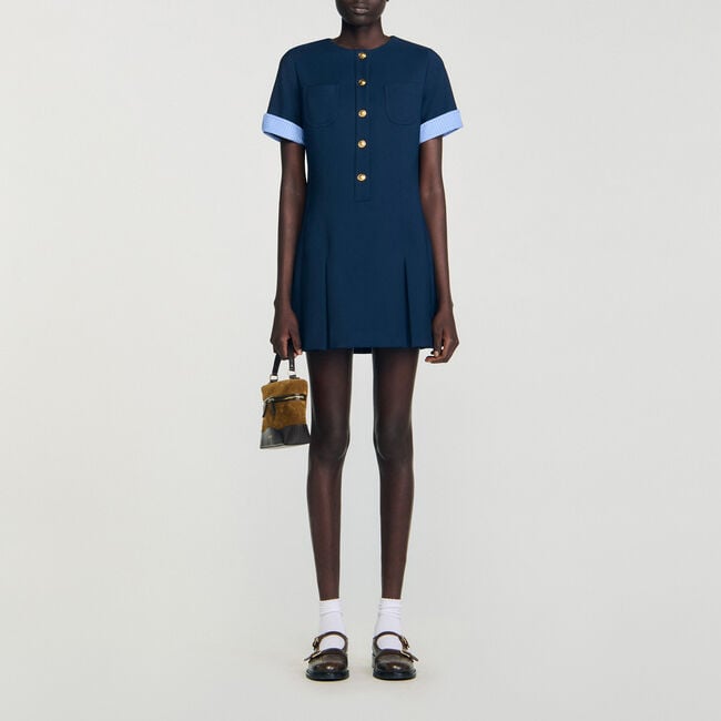 Short pleated dress - Women | Sandro