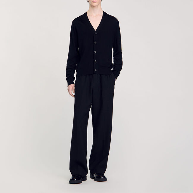 Wool cardigan - Men | Sandro