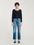 Jacket with beaded collar