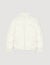 Hooded puffer with high collar