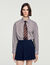 Striped silk tie - Women | Sandro