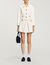 Peter Pan collar cropped jacket