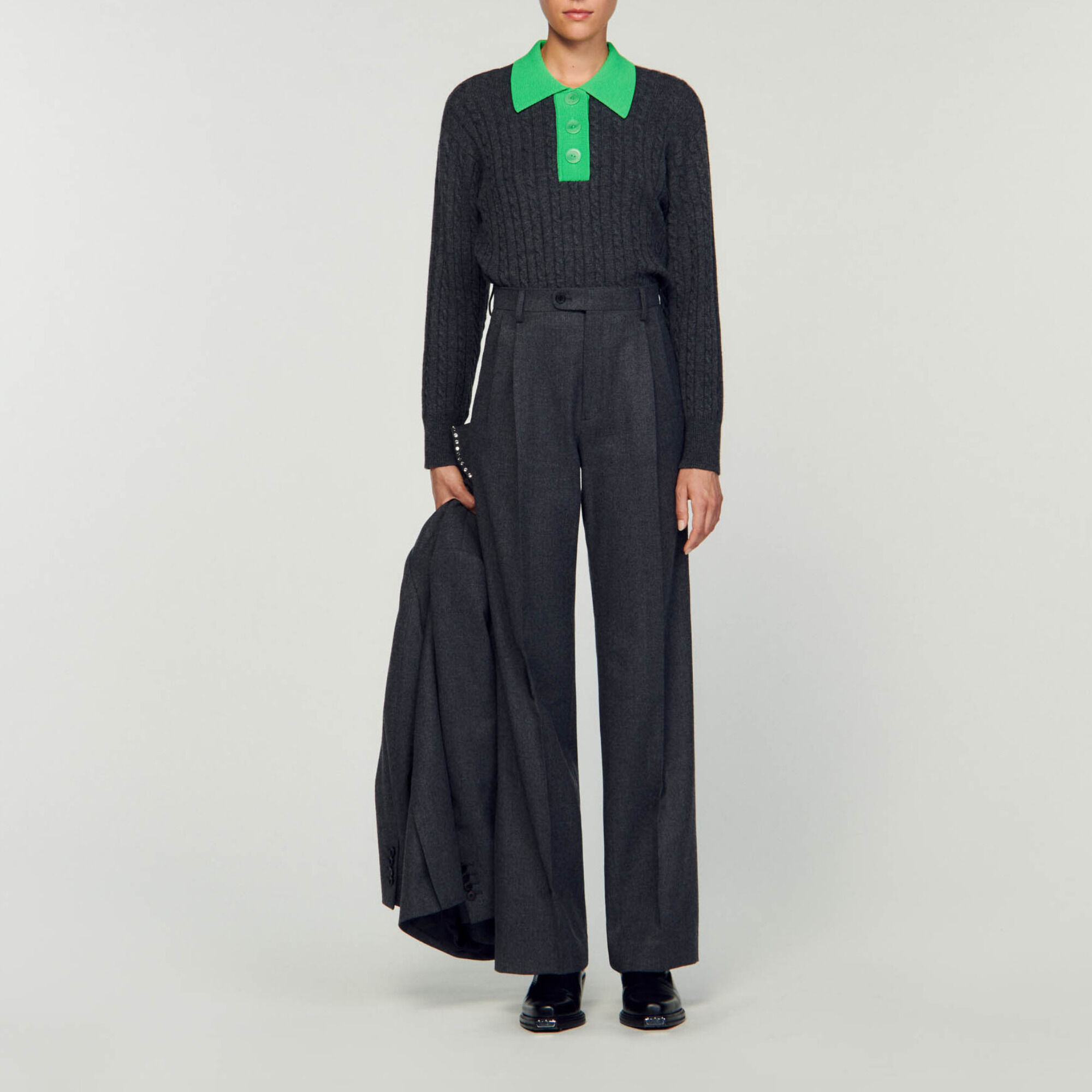 Straight-leg trousers