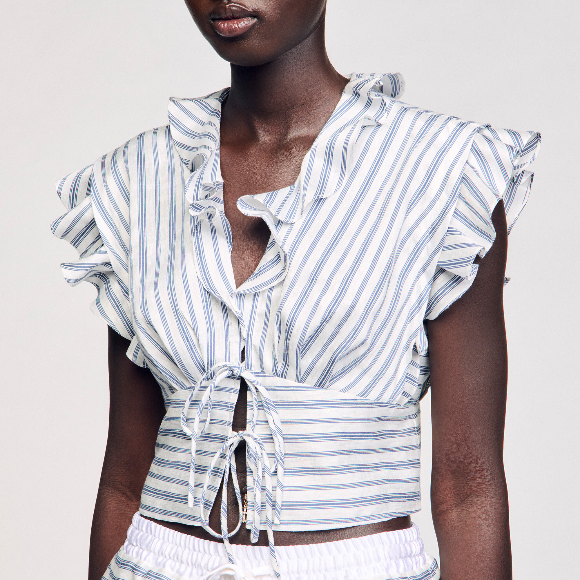 Striped crop top