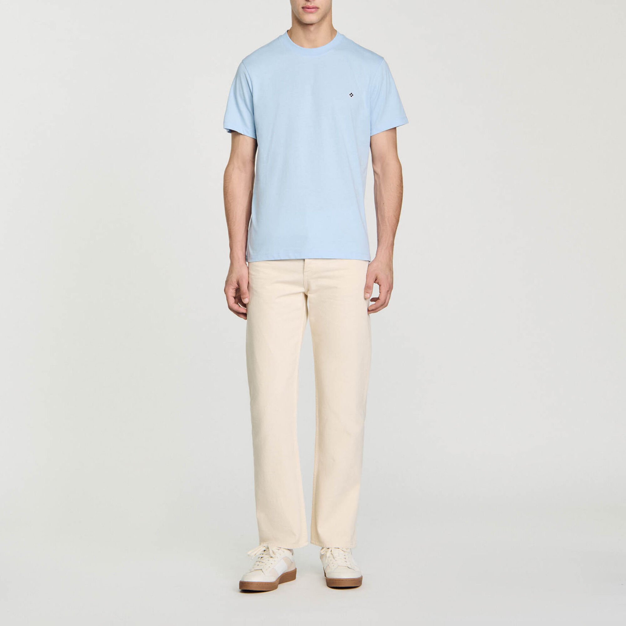 T-shirt with Square Cross patch