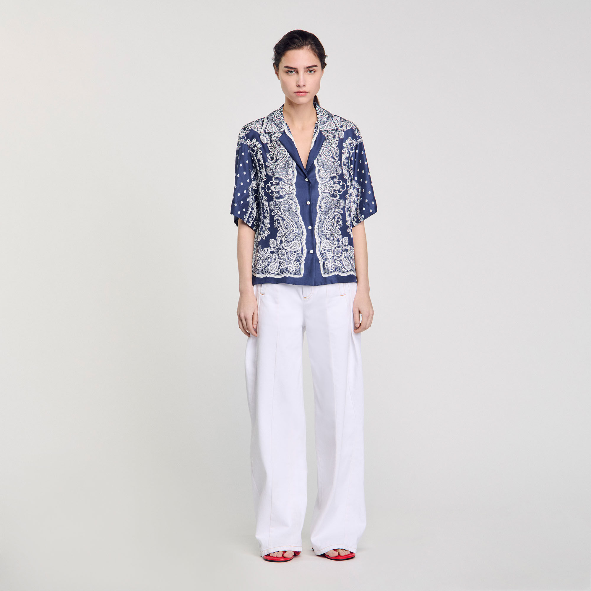 Bandana print shirt