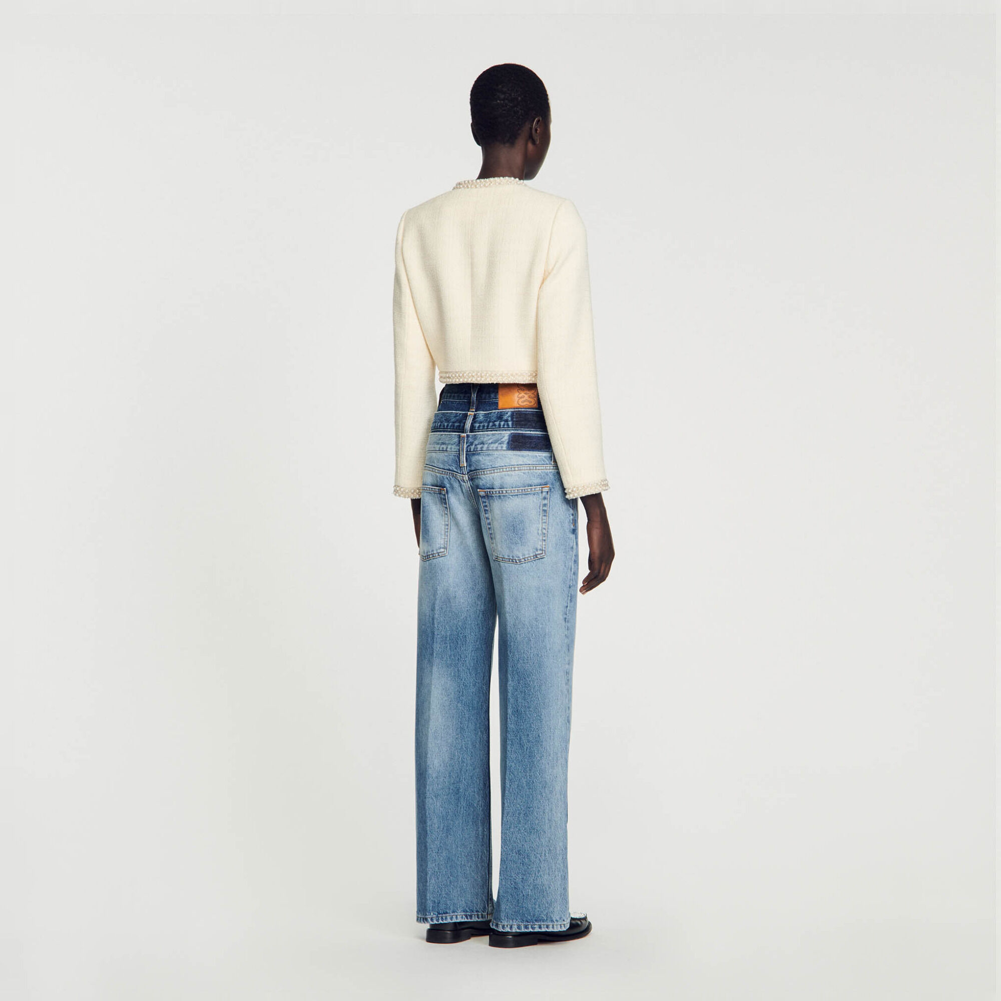 Cropped tweed jacket - Women | Sandro