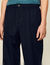 Wide-leg trousers in organic cotton