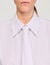 Striped shirt with detachable tie