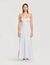 Stripy maxi dress with straps