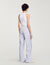 Rhinestone striped trousers