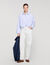 Cropped striped shirt
